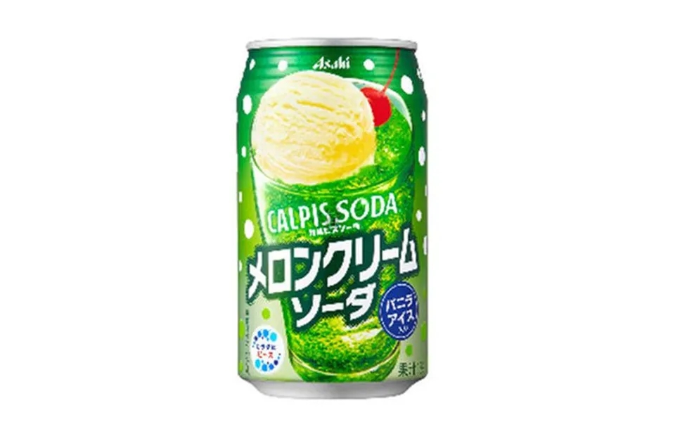 Calpis Melon Cream Soda 350 Ml.