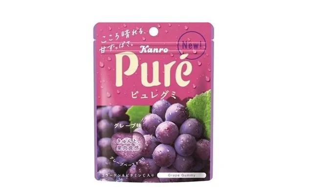 Kanro Pure Gummy Grape 56 G. product image