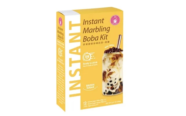 O's Instant Marbling Boba Kit Brown Sugar 4x60 G. product image