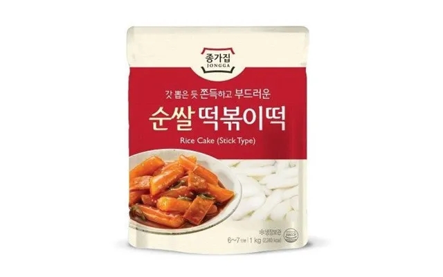 Tteokbokki Rice Cakes Tubular Type Koreanske Riskager Kølevare 500 G product image