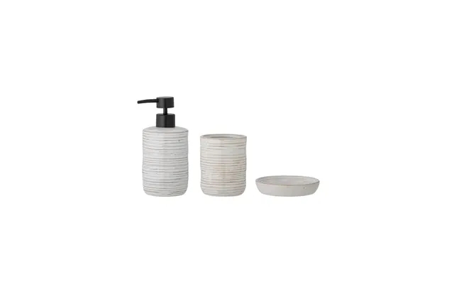 Bloomingville winta soap dispenser seen nature stoneware product image