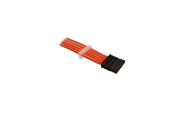 Dutzo Sleeved Sata Power Extension Cable - Orange product image