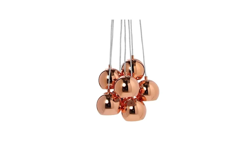 Frandsen ball multi pendant - glossy copper