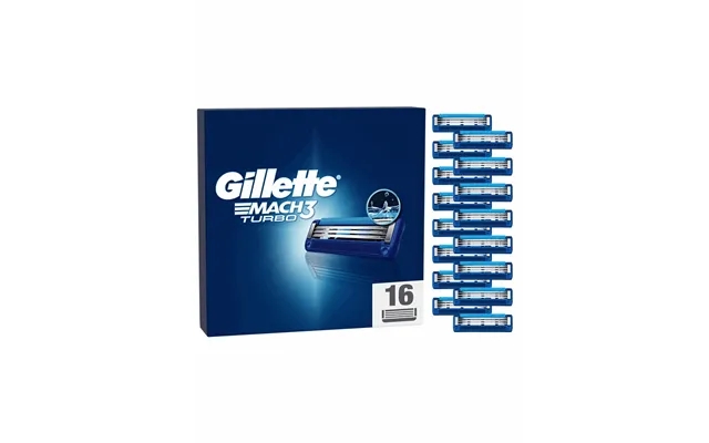 Gillette mach3 turbo 16 pcs product image