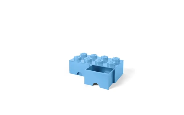 Lego storage box 8 with drawers - light blue product image