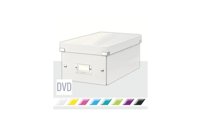 Leitz Opbevaringsboks Click & Store Wow Dvd Hvid product image