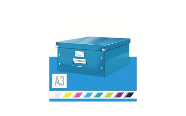 Leitz storage box click & great wow large blue product image