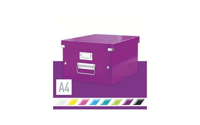 Leitz storage box click & great wow medium purple product image