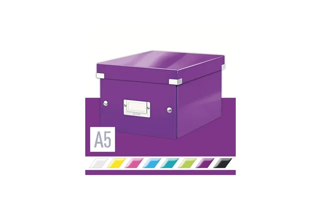Leitz storage box click & great wow small purple product image