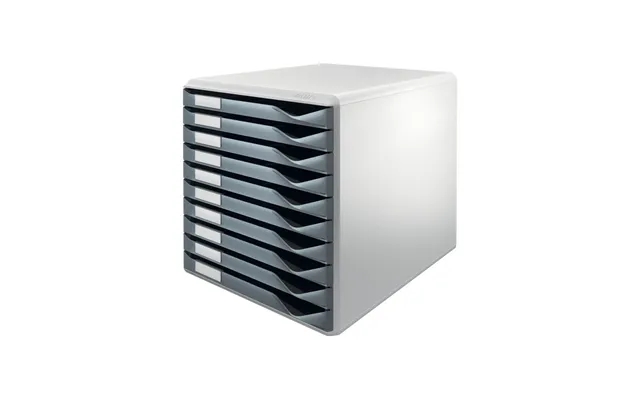 Leitz drawer cabinet post past, the laws form set - 10 drawers a4 dark gray product image