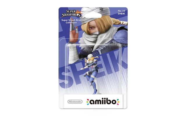 Nintendo amiibo sheik no. 23 Super smash bros. Series - accessories lining game console product image