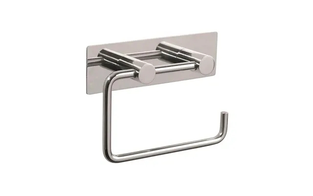 Pressalit toilet paper holder with backplate - stainless steel product image