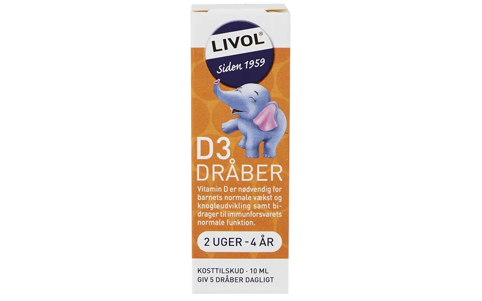 Livol D-dråber 2 Uger - 4 År
