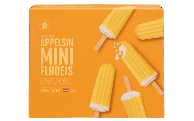 Orange mini ice cream product image