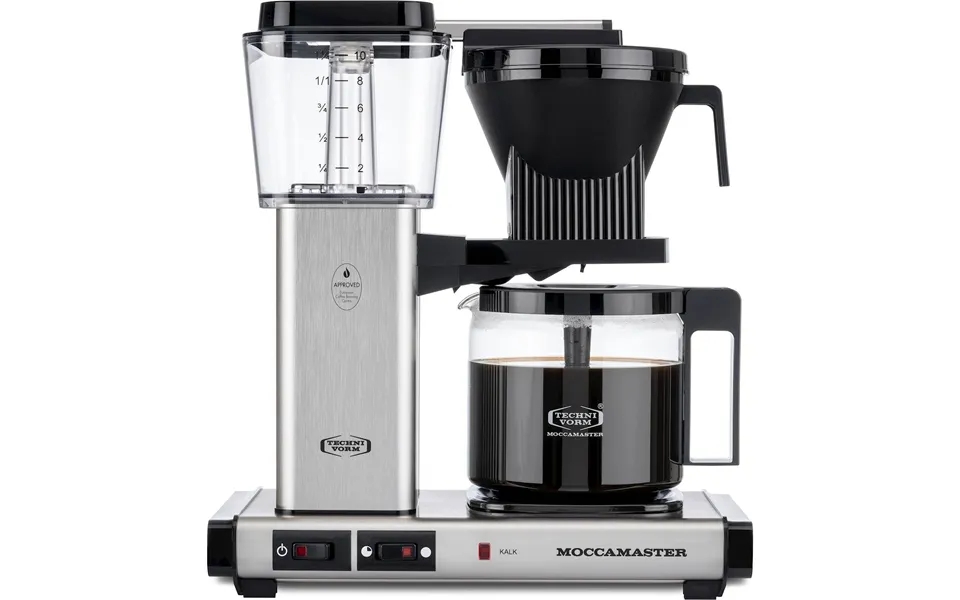 Moccamaster Kaffemaskine Automatic S Brushed Sil.53778