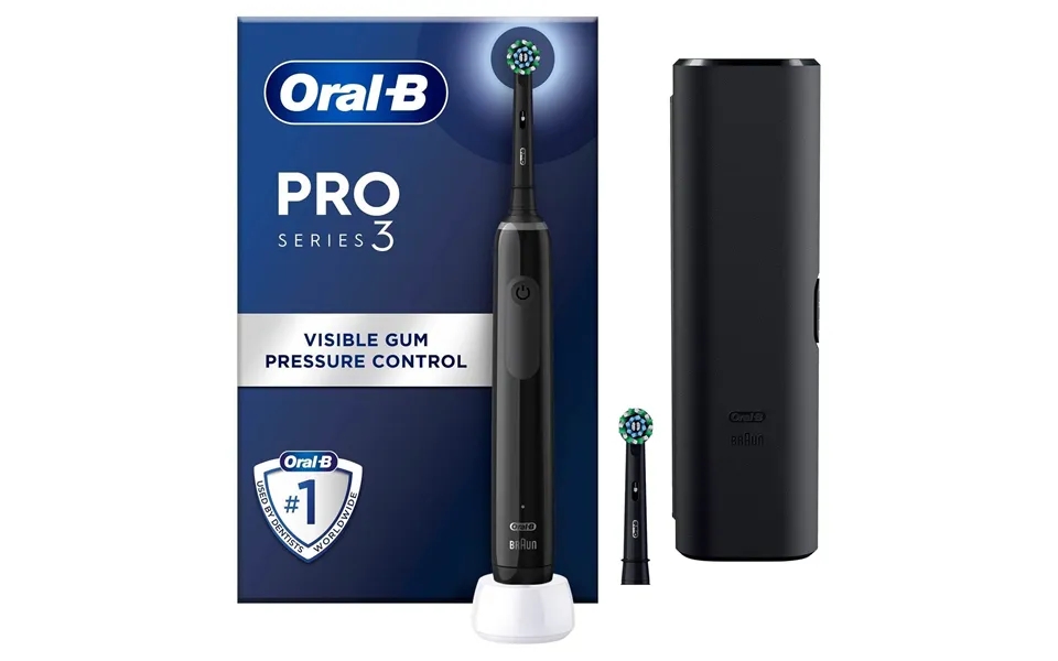 Oral-b Elektrisk Tandbørste Oral-b Pro 3 Black Travel Case