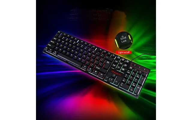Gaming Tastatur Med Backlight Led Lys & Affjedring På Tasterne product image