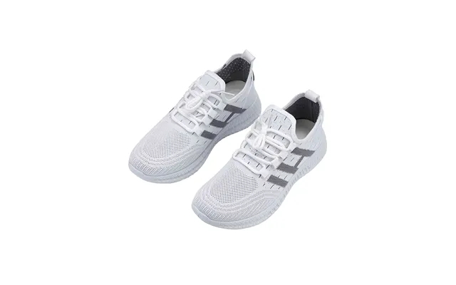 Running shoes sneakers to men, breathable past, the laws cushioning - white - product image