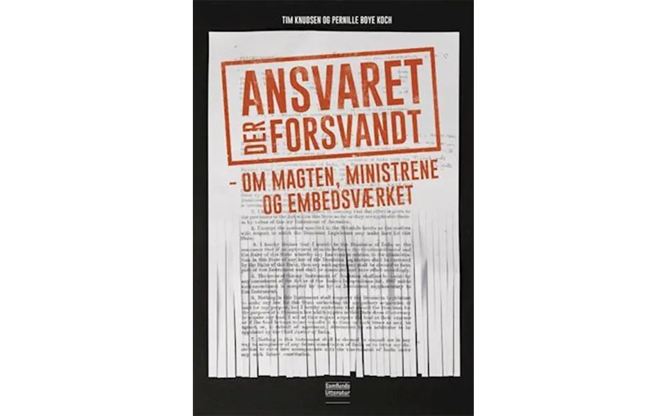 Ansvaret Der Forsvandt-pernille Boye Koch