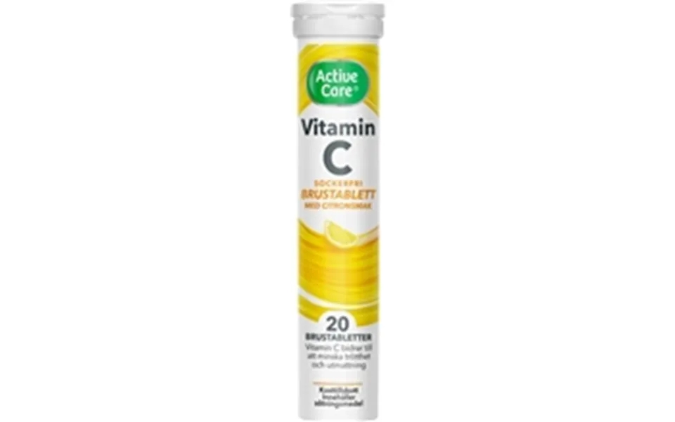 Vitamin c 20 tablets lemon