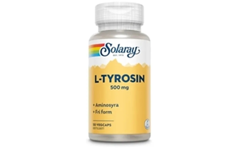 Solaray l-tyrosine 50 kapslar