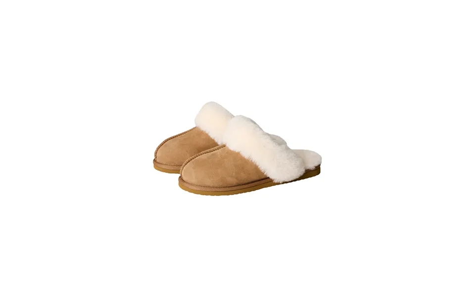 Créton Craliam Slippers I Lammeskind Cognac 39