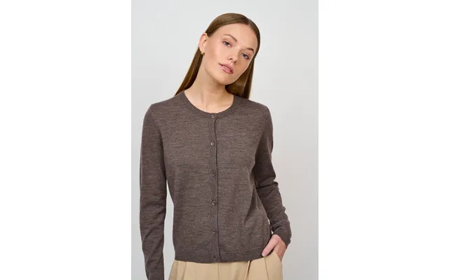 Créton Crlezly O-neck Cardigan Coffee Melange Xs product image