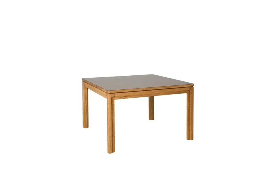 New carver coffee table hpl 70x70 cm gray brown one size