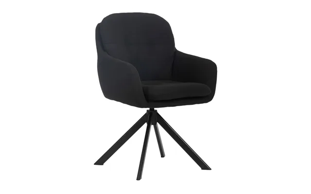 Sassari dining chair in fabric black one size product image