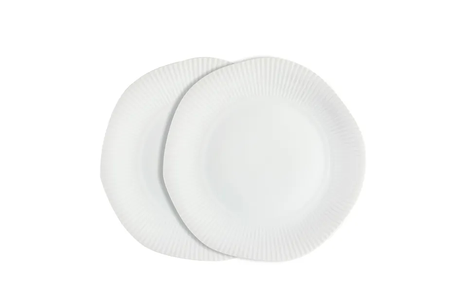 Sinnerup magic white dinner plate ø26 cm 2 paragraph. White - one size