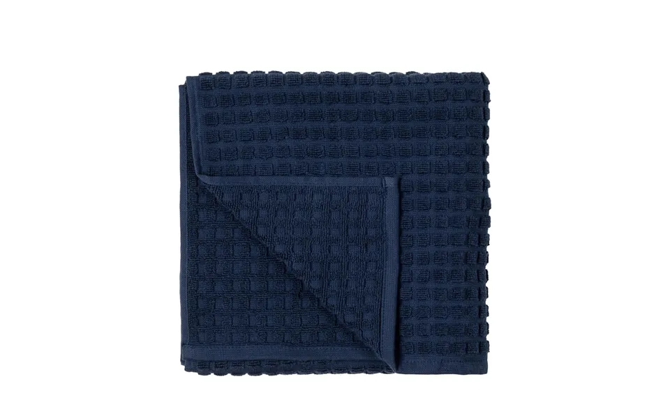 Sinnerup New Square Håndklæde Dark Blue 655c 50x70