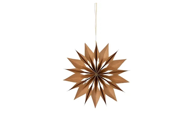 Sinnerup paper star with light brown m product image