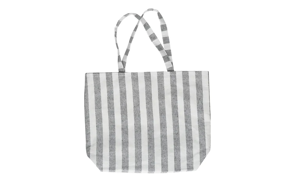 Sinnerup stripe bag gray - one size