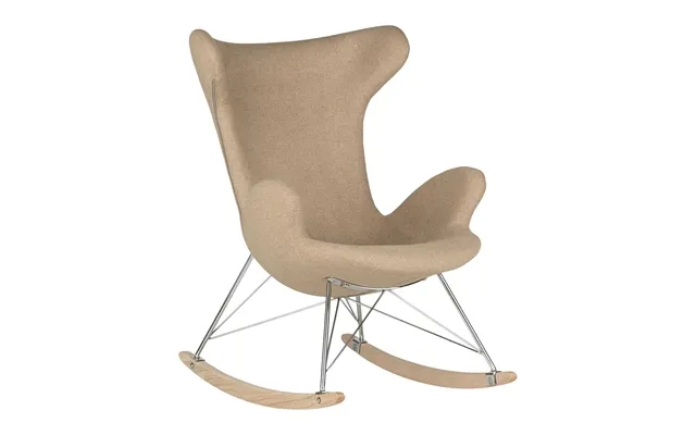 Victor rocking chair fabric gray brown one size product image
