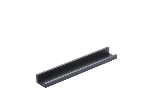 Wood gallery shelf 60 cm black - one size product image