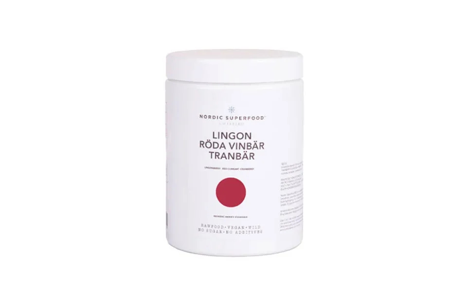 Nordic Superfood Berry Powder Red Lingon 300g