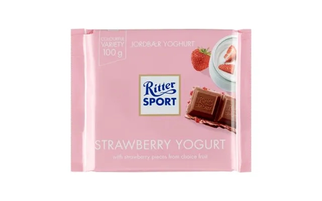 Ritter sports strawberries yogurt product image