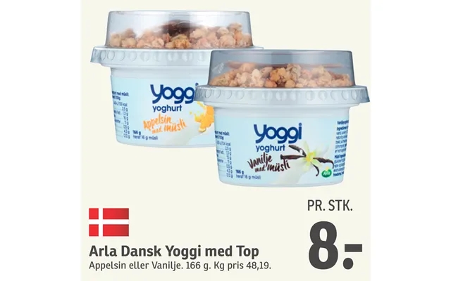 Arla danish yoggi with top product image