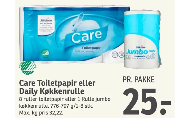 Care Toiletpapir Eller Daily Køkkenrulle product image