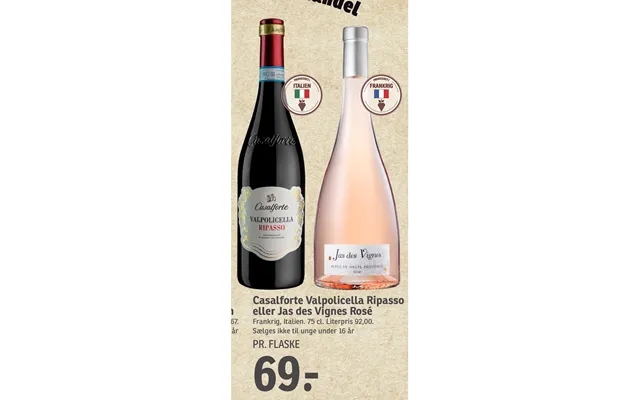 Casalforte Valpolicella Ripasso Eller Jas Des Vignes Rosé product image