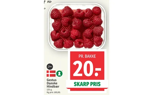 Gesture danish raspberries product image