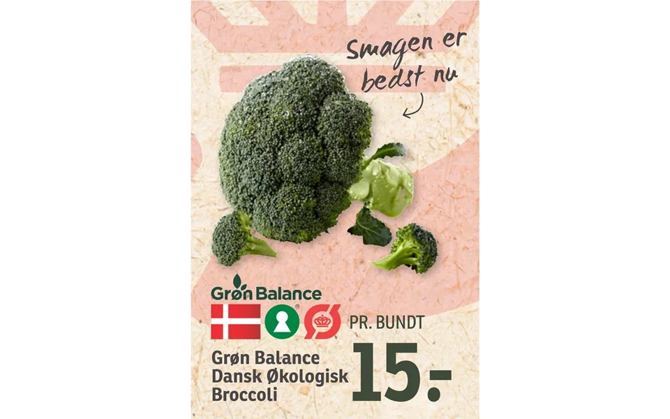 Green balance danish organic broccoli