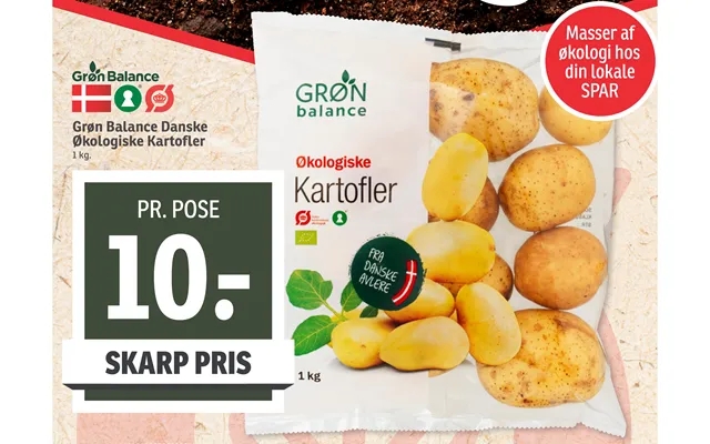 Green balance danish organic potatoes product image