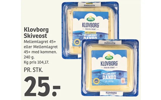 Klovborg skiveost product image