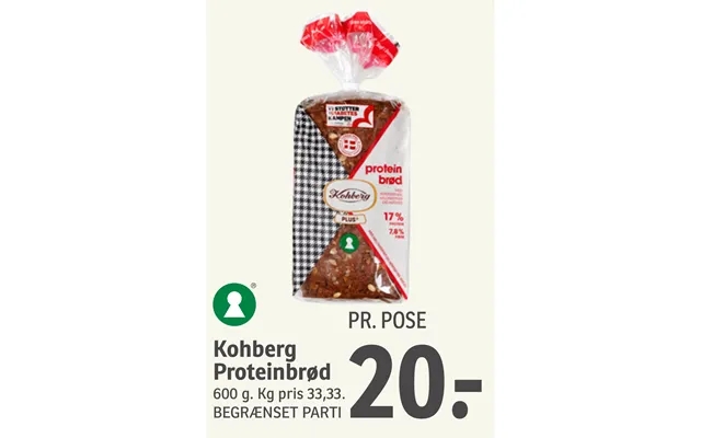 Kohberg protein bread product image