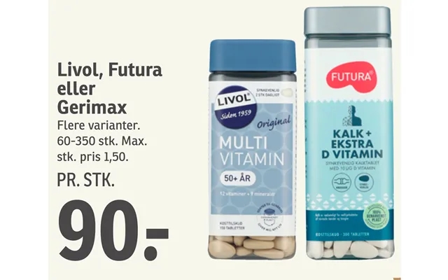 Livol, futura or gerimax product image