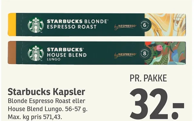 Starbucks Kapsler product image
