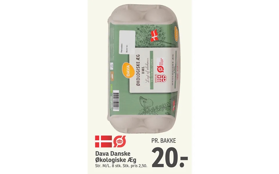 Dava danish organic eggs