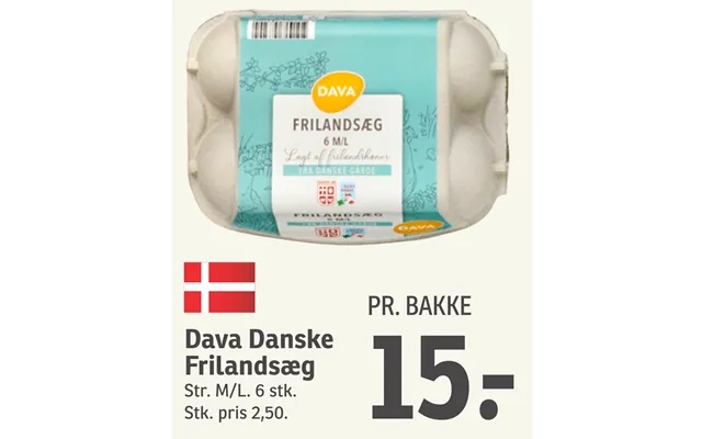 Dava danish frilandsæg product image