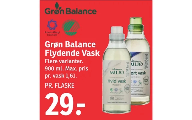 Grøn Balance Flydende Vask product image